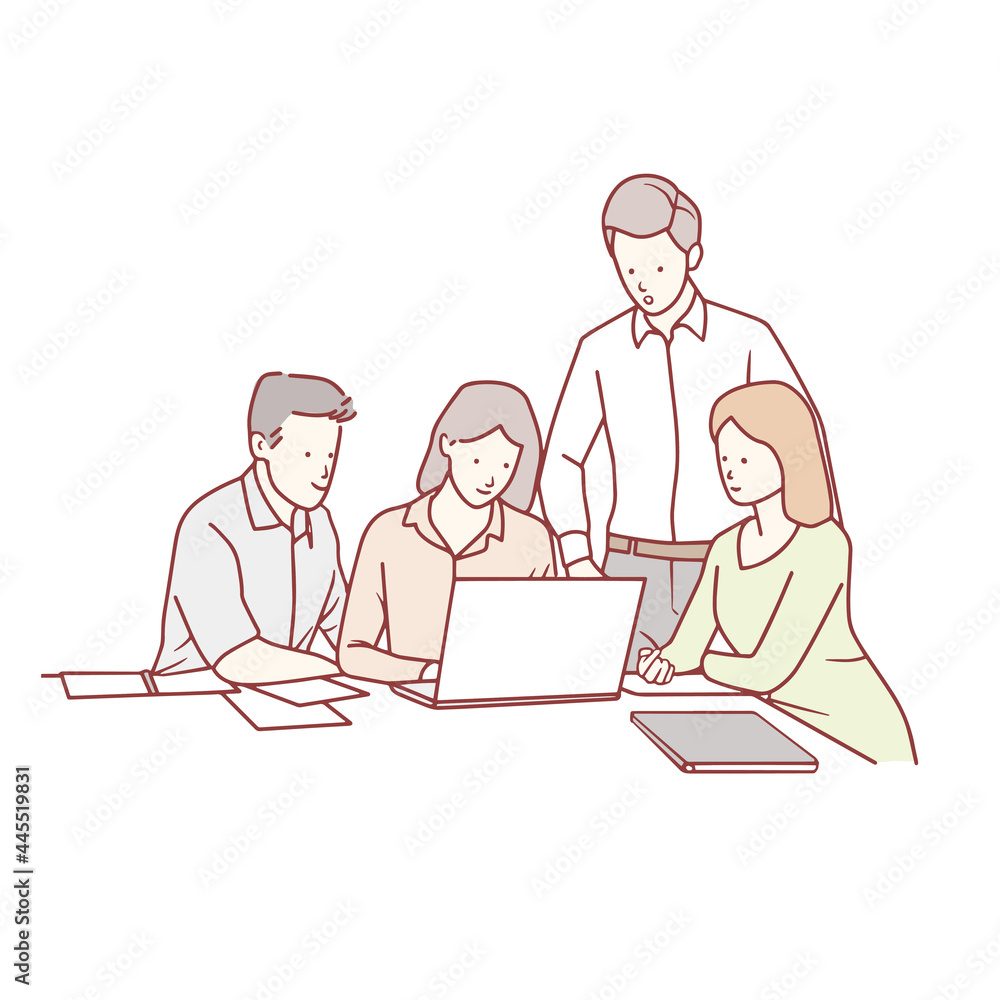 business people working together business people working together