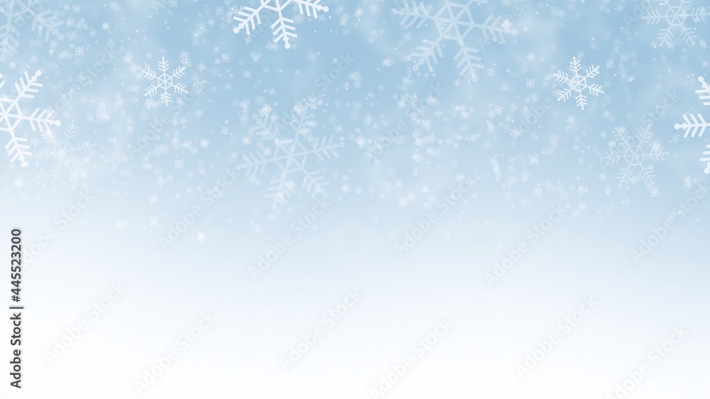 Abstract Backgrounds snow on blue backgrounds , illustration wallpaper