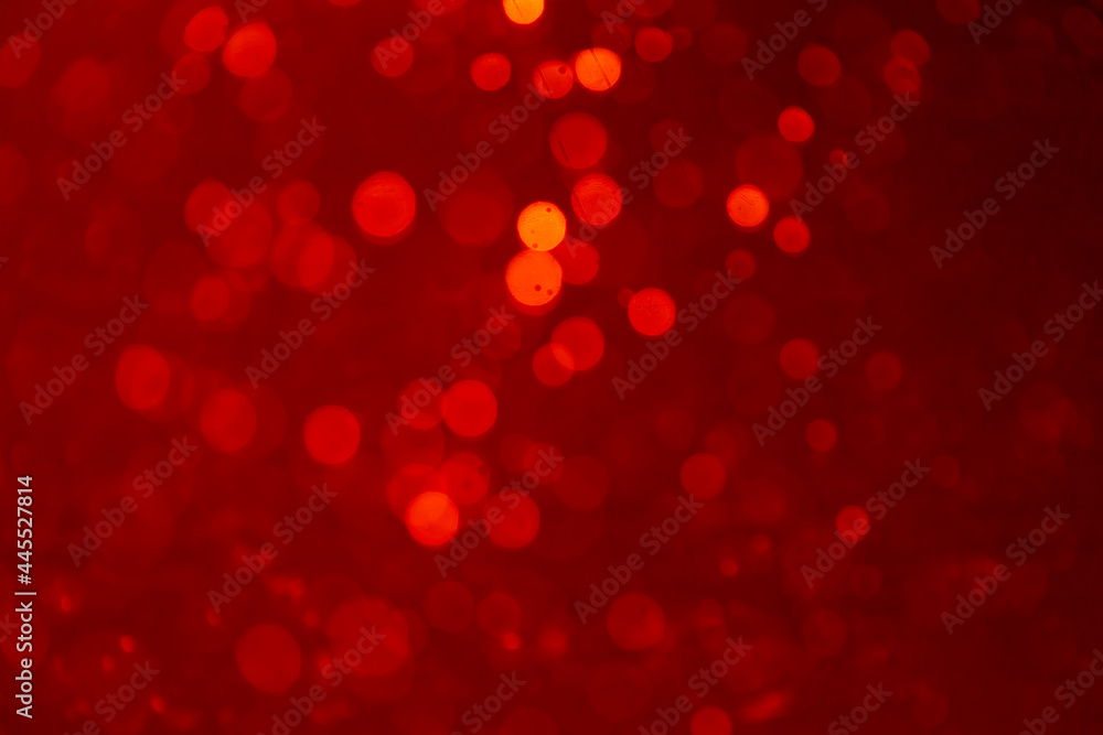 Red bokeh of lights with black background Red bokeh of lights with black background