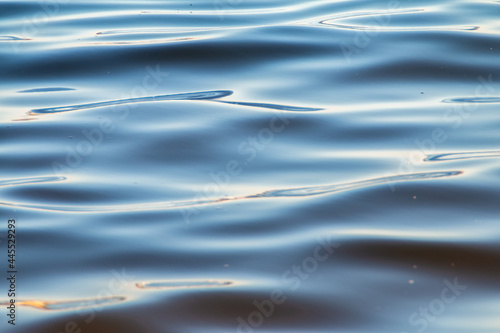 defocused blue water surface background 