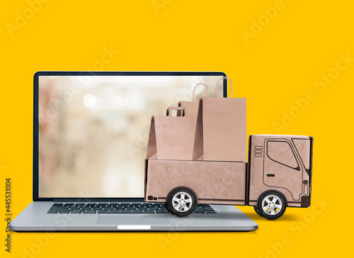 delivery online concept