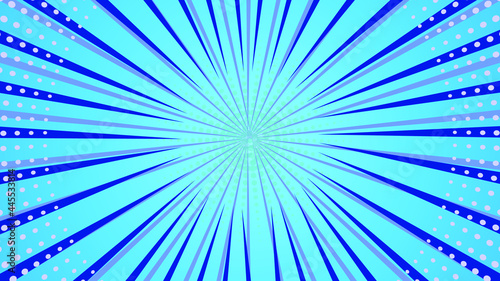 Comics background. Pop art or retro comics style effect. Vector illustration. blue background
