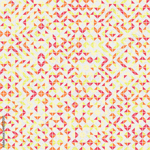Abstract Geometric Pattern generative computational art illustration