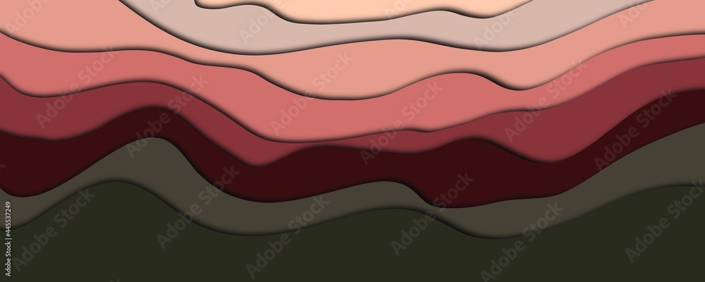 Abstract paper cut effect pattern background. Abstract paper cut effect pattern background.