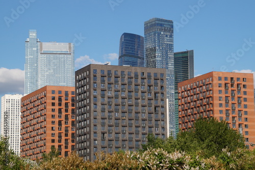 downtown city