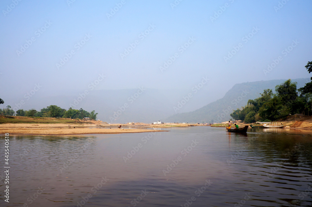 boat on the river