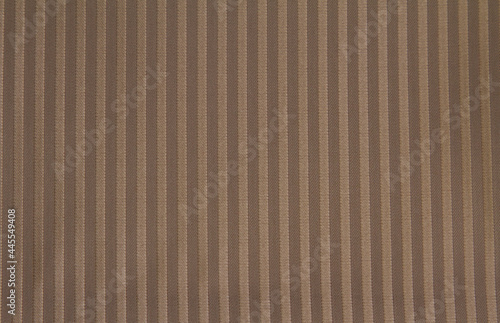 Fototapeta Naklejka Na Ścianę i Meble -  Light coffee brown striped fabric. Fabric texture,background for design.