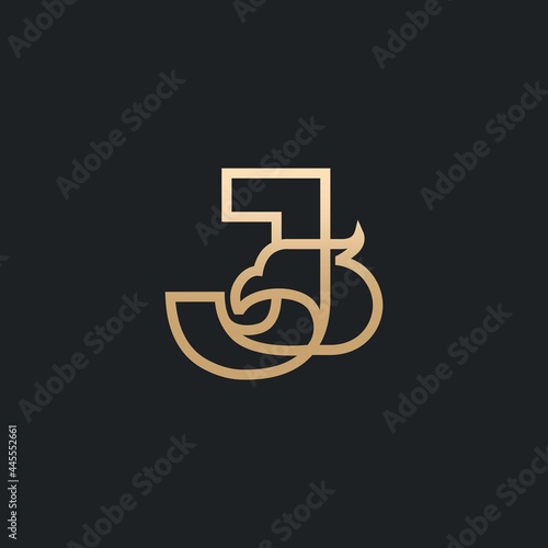 Letter J Eagle Logo , Initial Premium Design