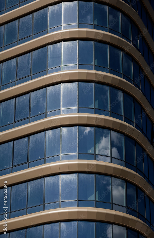 Modern glass facade Modern glass facade