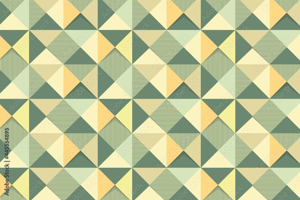 Seamless green geometric triangle patterned background design resource vector Seamless green geometric triangle patterned background design resource vector
