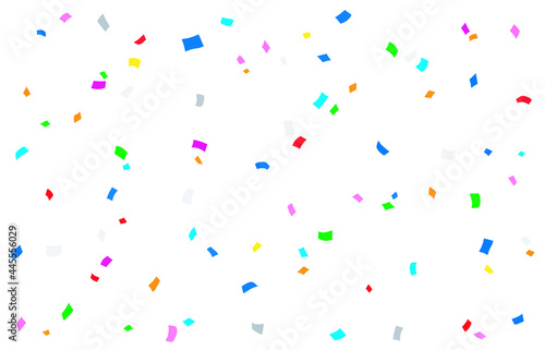 Colorful confetti illustration