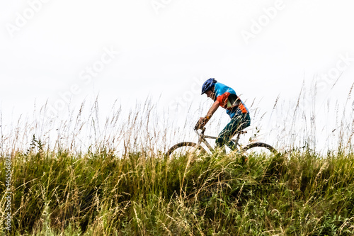 Wallpaper Mural cyclist in the rain, in Normandy Torontodigital.ca