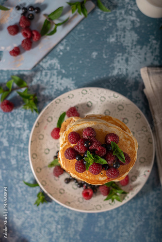 Wallpaper Mural Fluffy american pancakes Torontodigital.ca