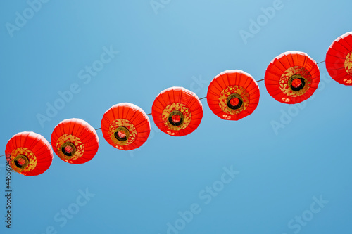 Chinese lanterns in Chinatown in San Francisco