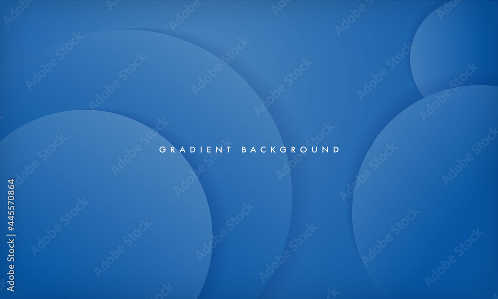 Modern blue gradient color background with dynamic circle layer shape. Modern blue gradient color background with dynamic circle layer shape.