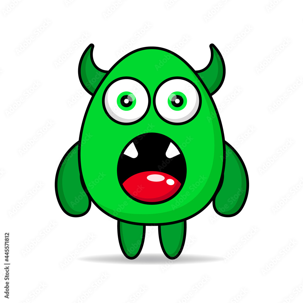 Fototapeta premium cute monsters design mascot kawaii