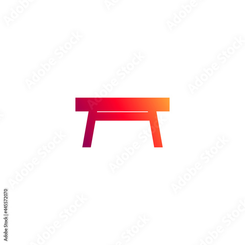 Table icon. Vector illustration for graphic design, Web, UI, app.