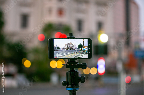 A street camera shot with a cell phone camera.