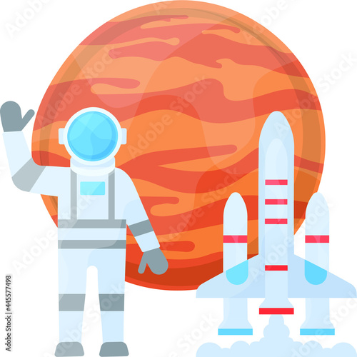 Space tourism Concept,  human space travel Vector Icon Design, Holiday and Vacation Sign, Discovery and exploration Stock, orbital, suborbital and lunar space tourism illustration