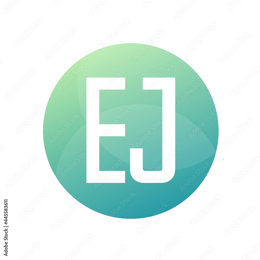 EJ Letter Logo Design With Simple style EJ Letter Logo Design With Simple style