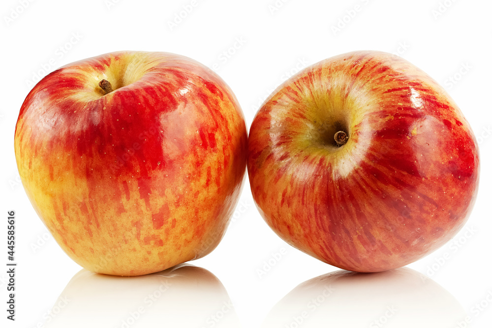 Ripe apples on a light background Ripe apples on a light background