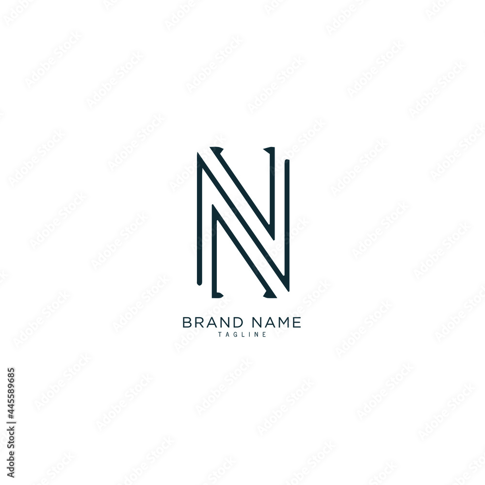 Alphabet letter Initial N, NN logo vector design, minimal, innovative, creative, symbol, sign, monogram, template, logotype, concept, branding for premium business typeface, startup, company etc. Alphabet letter Initial N, NN logo vector design, minimal, innovative, creative, symbol, sign, monogram, template, logotype, concept, branding for premium business typeface, startup, company etc.