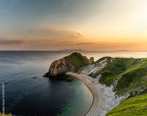 Durdle door beach. part of the Jurassic Coast, a World Heritage Site in the south west of England.