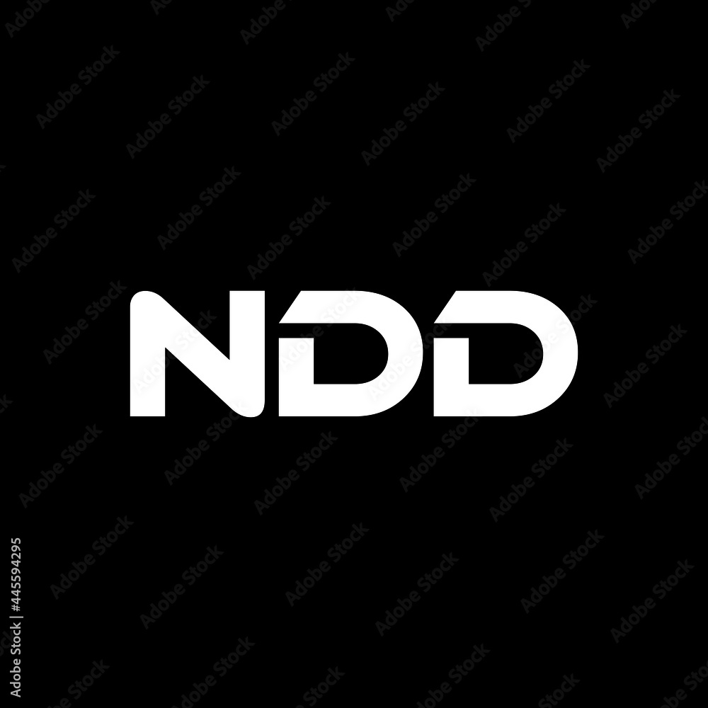 NDD letter logo design with black background in illustrator, vector logo modern alphabet font overlap style. calligraphy designs for logo, Poster, Invitation, etc. NDD letter logo design with black background in illustrator, vector logo modern alphabet font overlap style. calligraphy designs for logo, Poster, Invitation, etc.