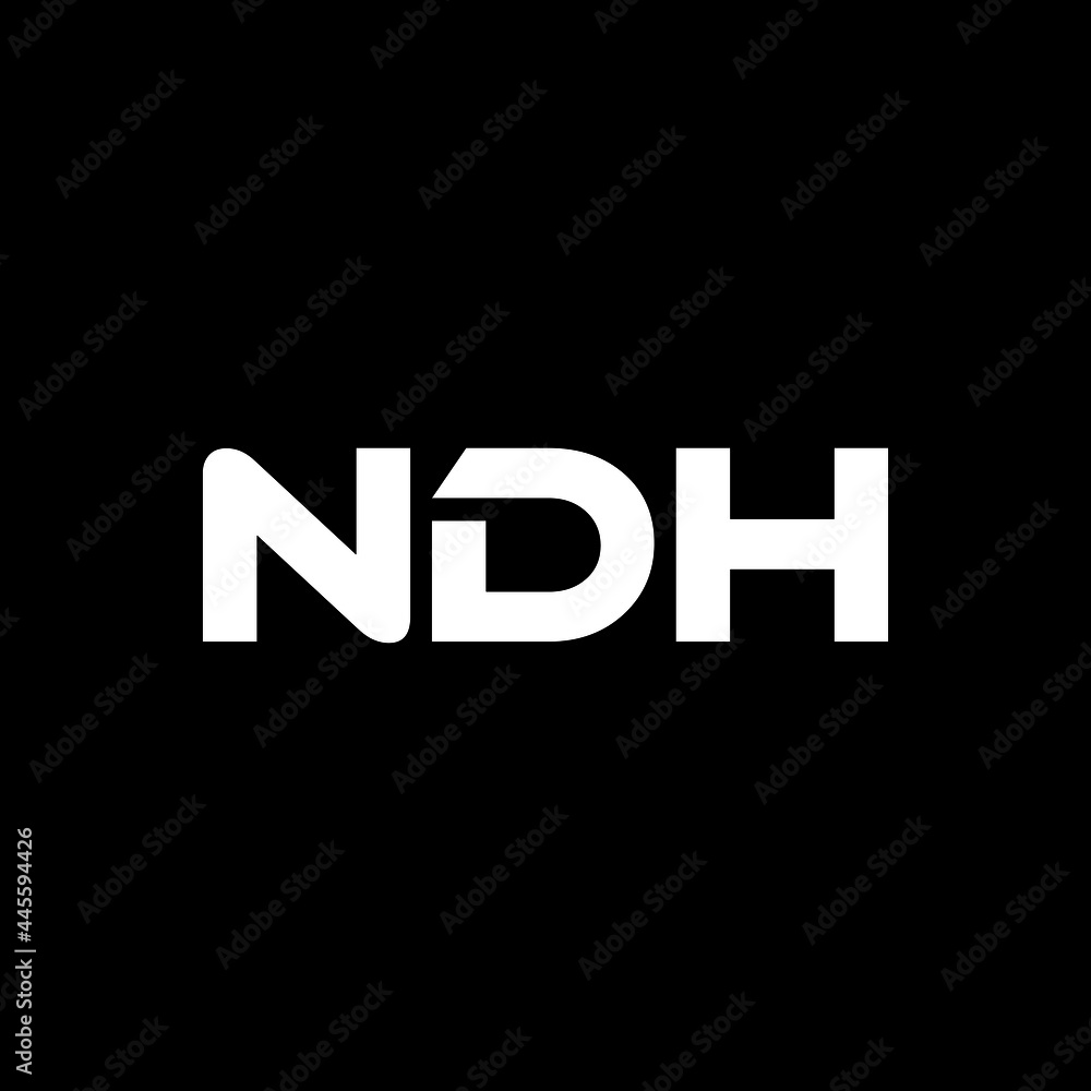 NDH letter logo design with black background in illustrator, vector logo modern alphabet font overlap style. calligraphy designs for logo, Poster, Invitation, etc. NDH letter logo design with black background in illustrator, vector logo modern alphabet font overlap style. calligraphy designs for logo, Poster, Invitation, etc.
