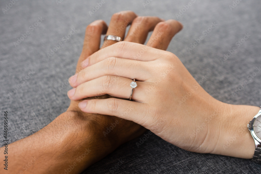 Hand in hand luxury engagement Diamond ring jewelry or wedding rings couple , Wedding gift Hand in hand luxury engagement Diamond ring jewelry or wedding rings couple , Wedding gift
