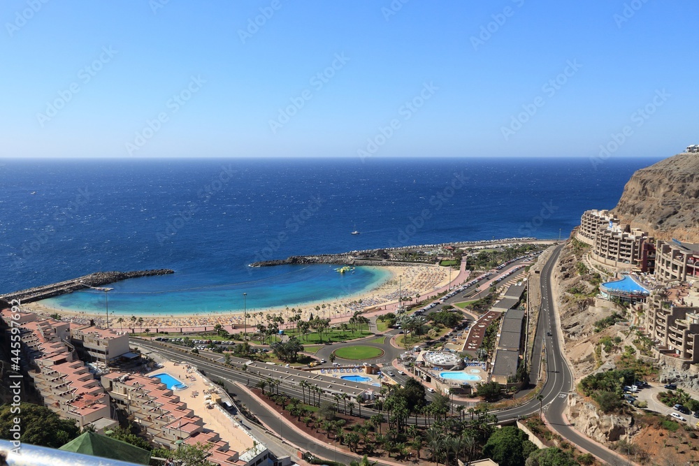 Amadores tourist resort in Gran Canaria