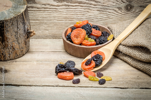 Still life with dried fruits