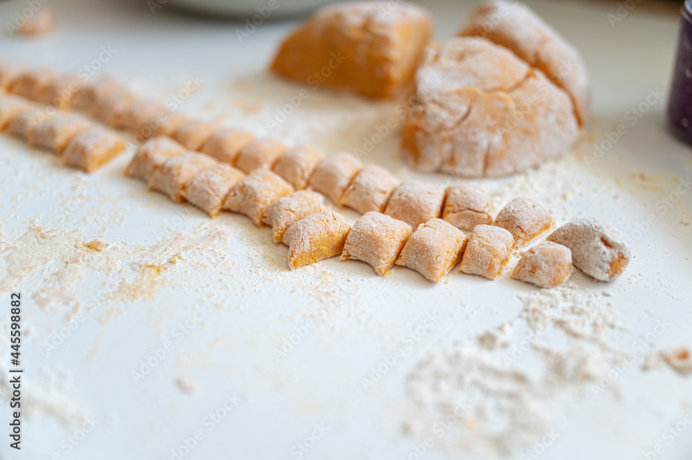 Fresh homemade gnocchi
