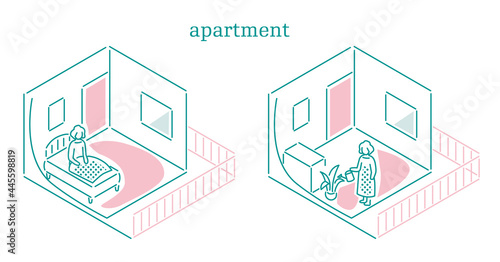 Senior Woman Living Alone in a Single Family Home