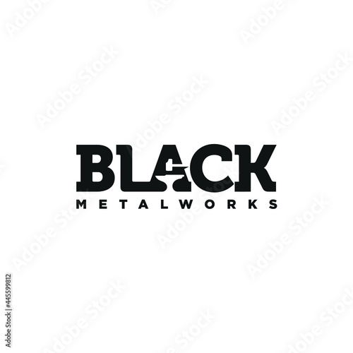 Black Anvil of Blacksmith icon. Logo design. Vector Illustration.