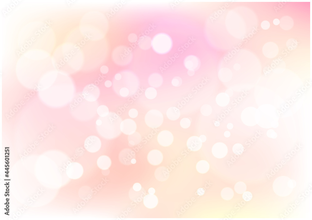 背景　バブル　玉ボケ　泡　ピンク