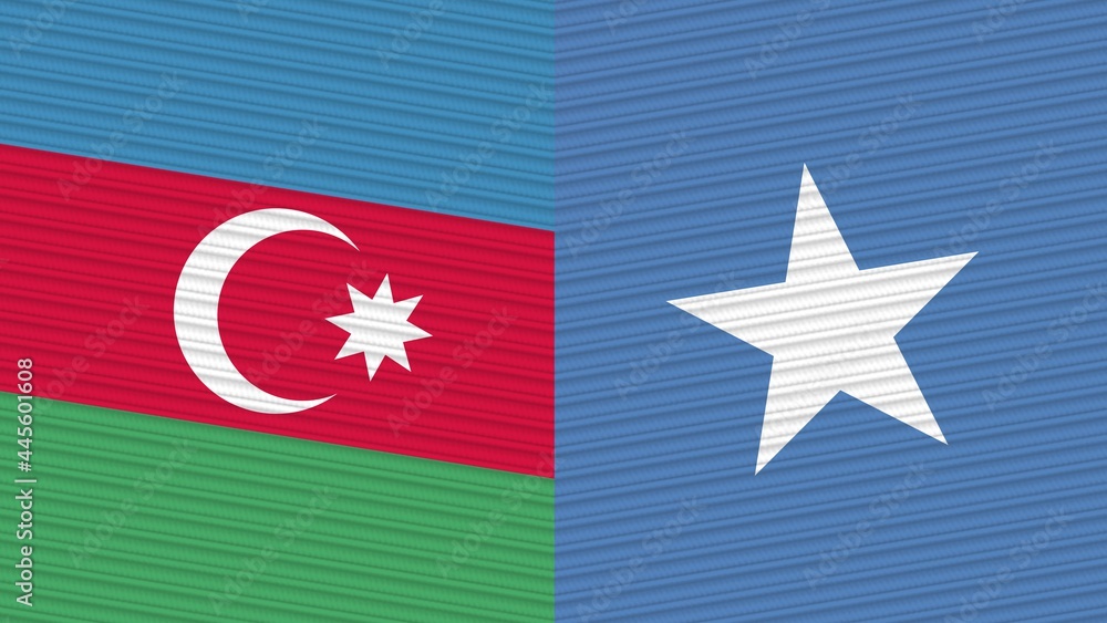 Somalia and Afghanistan Two Half Flags Together Fabric Texture Illustration Somalia and Afghanistan Two Half Flags Together Fabric Texture Illustration