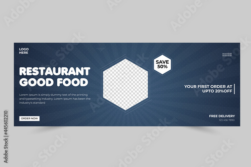 Social media food cover Design for business Web banner corporate Template ideas  