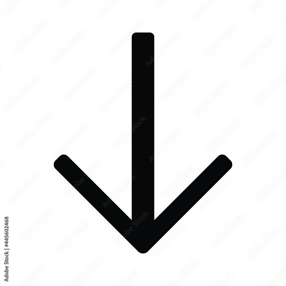 down arrow icon design vector down arrow icon design vector