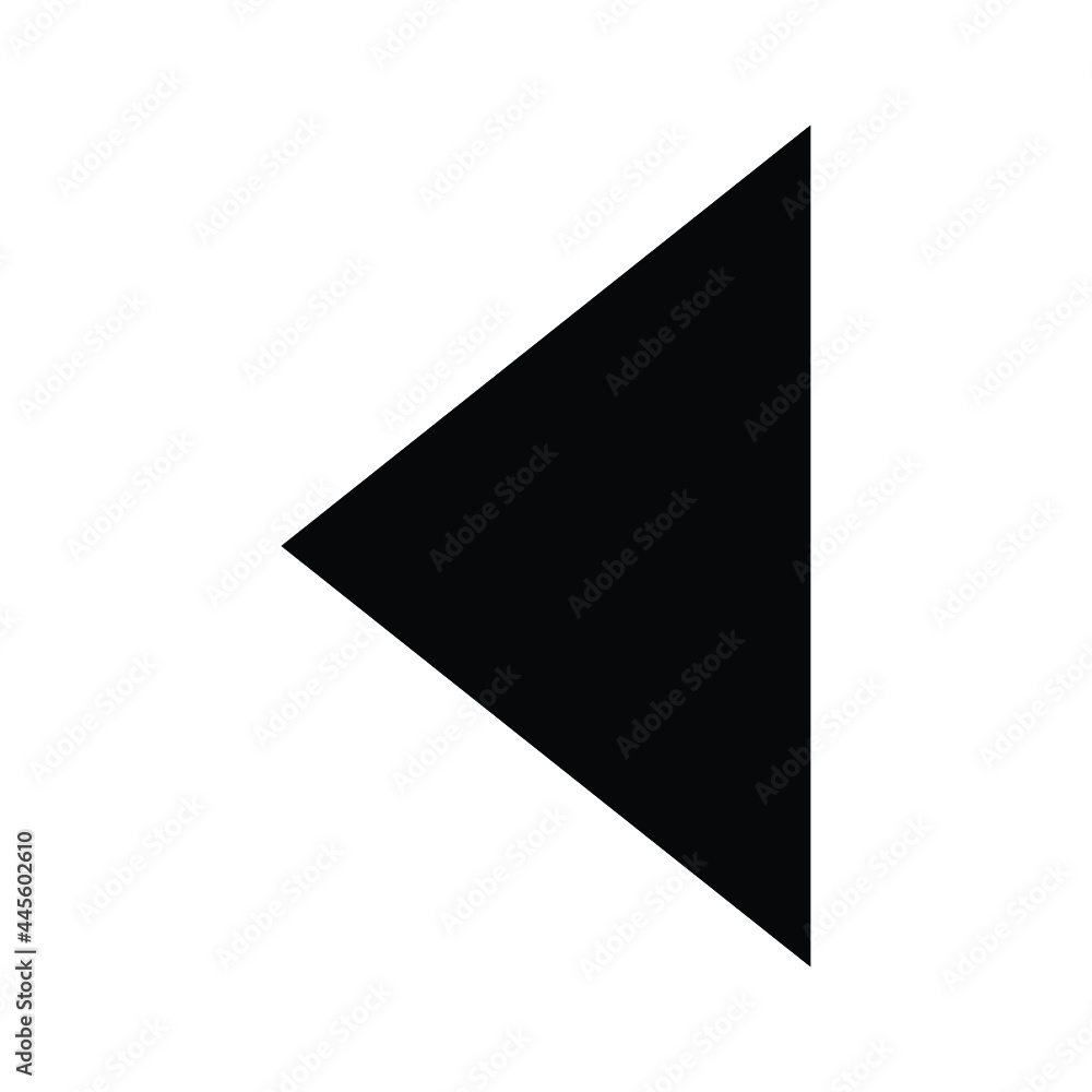left directional icon design vector left directional icon design vector