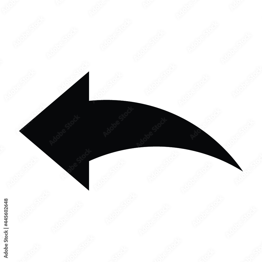 left arrow icon design vector left arrow icon design vector