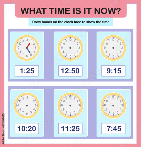 Time worksheet practice print page.
