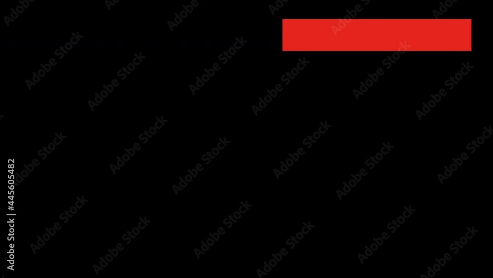 Red-colored animated lower third in 4k high resolution, alpha channel APPLE PRORES 4444. Easy to use.
Red-colored animated lower third in 4k high resolution, alpha channel APPLE PRORES 4444. Easy to use.