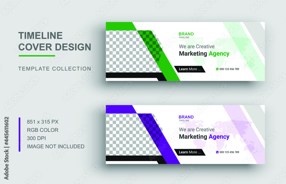 Facebook cover template, Digital marketing fackbook cover, Business and Corporate facebook timeline cover design, Template banner for social network Facebook cover template, Digital marketing fackbook cover, Business and Corporate facebook timeline cover design, Template banner for social network