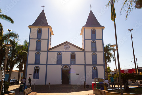 Matriz do Divino Pai Eterno - Antigo Santuário da cidade de Trindade em Goiás. photo