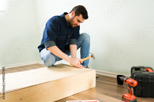 Latin handyman with a carpentry hobby
