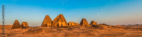 Southern Pyramids Of Meroe in the Sudan photo