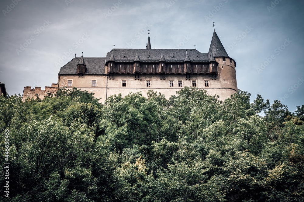 Karlstejn Castle. Central Bohemia, Czech Republic