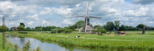Windmill Bleskensgraaf, Zuid-Holland Province, The Netherlands photo