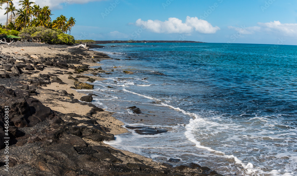 Kiholo Bay  Surrounded By Ancient Lava Flows, Kiholo Bay, Hawaii Island, Hawaii, USA